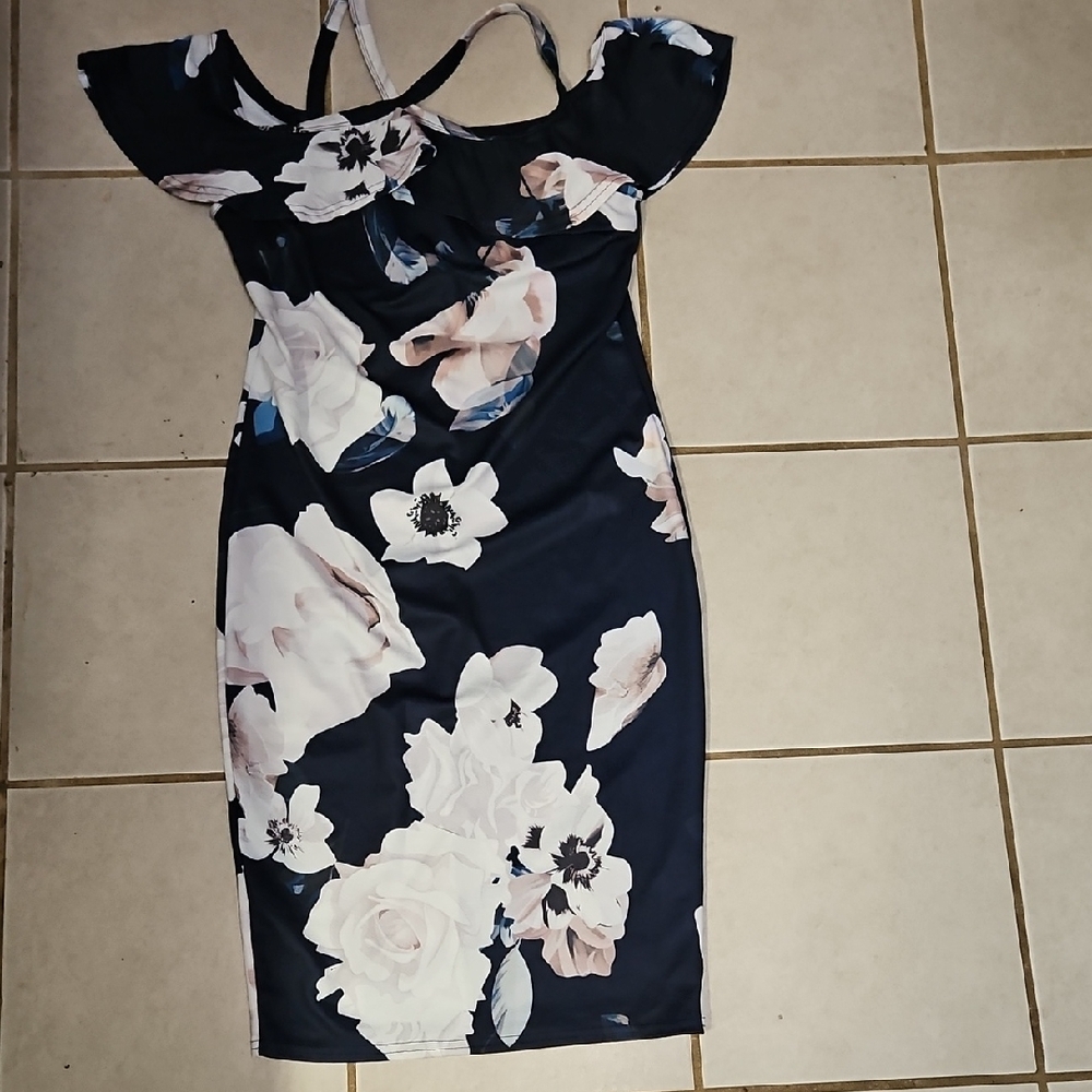 Floral Off-Shoulder Dress